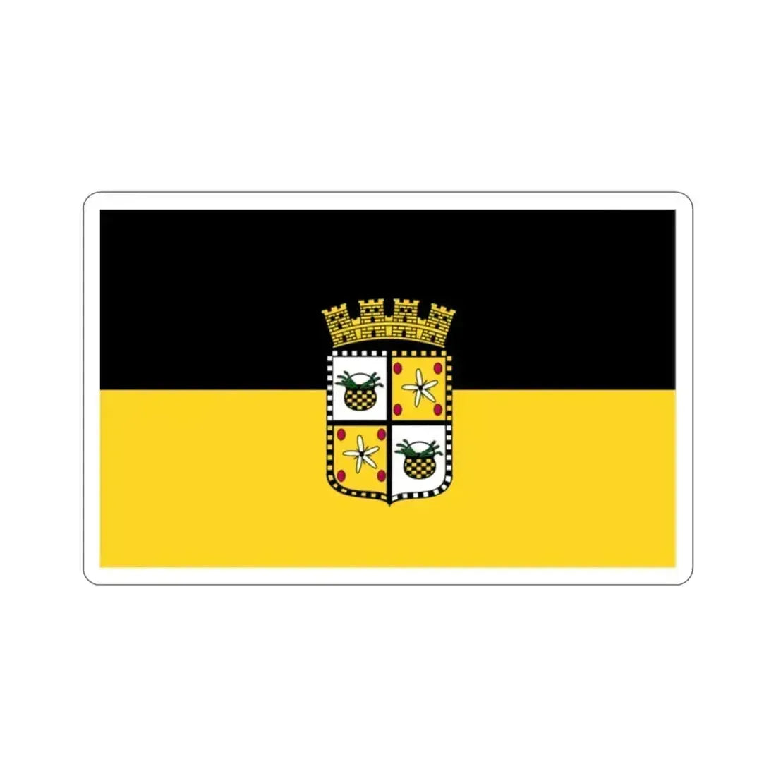 Flag of Yauco Puerto Rico STICKER Vinyl Die-Cut Decal 2 Inch - The Sticker Space