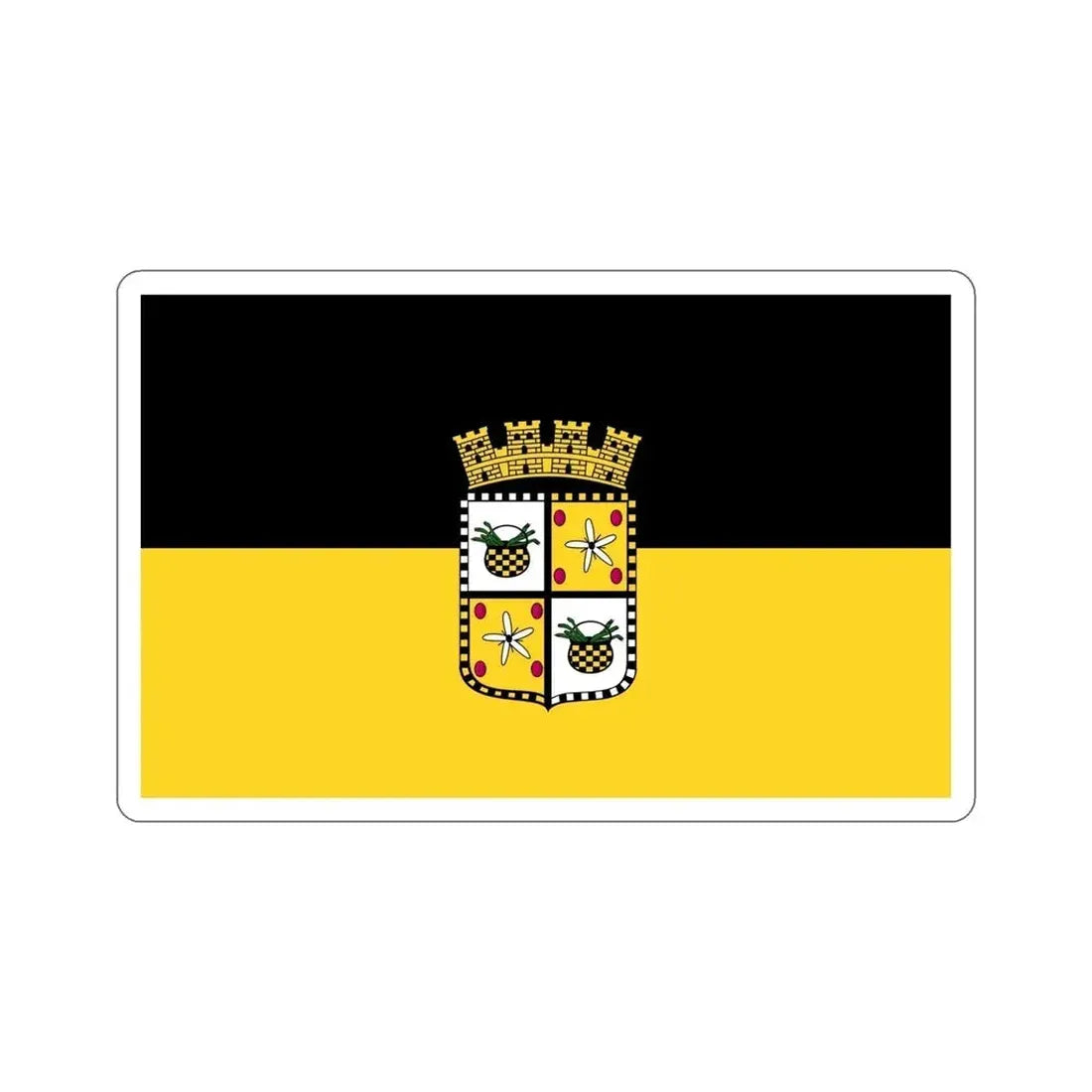 Flag of Yauco Puerto Rico STICKER Vinyl Die-Cut Decal - The Sticker Space