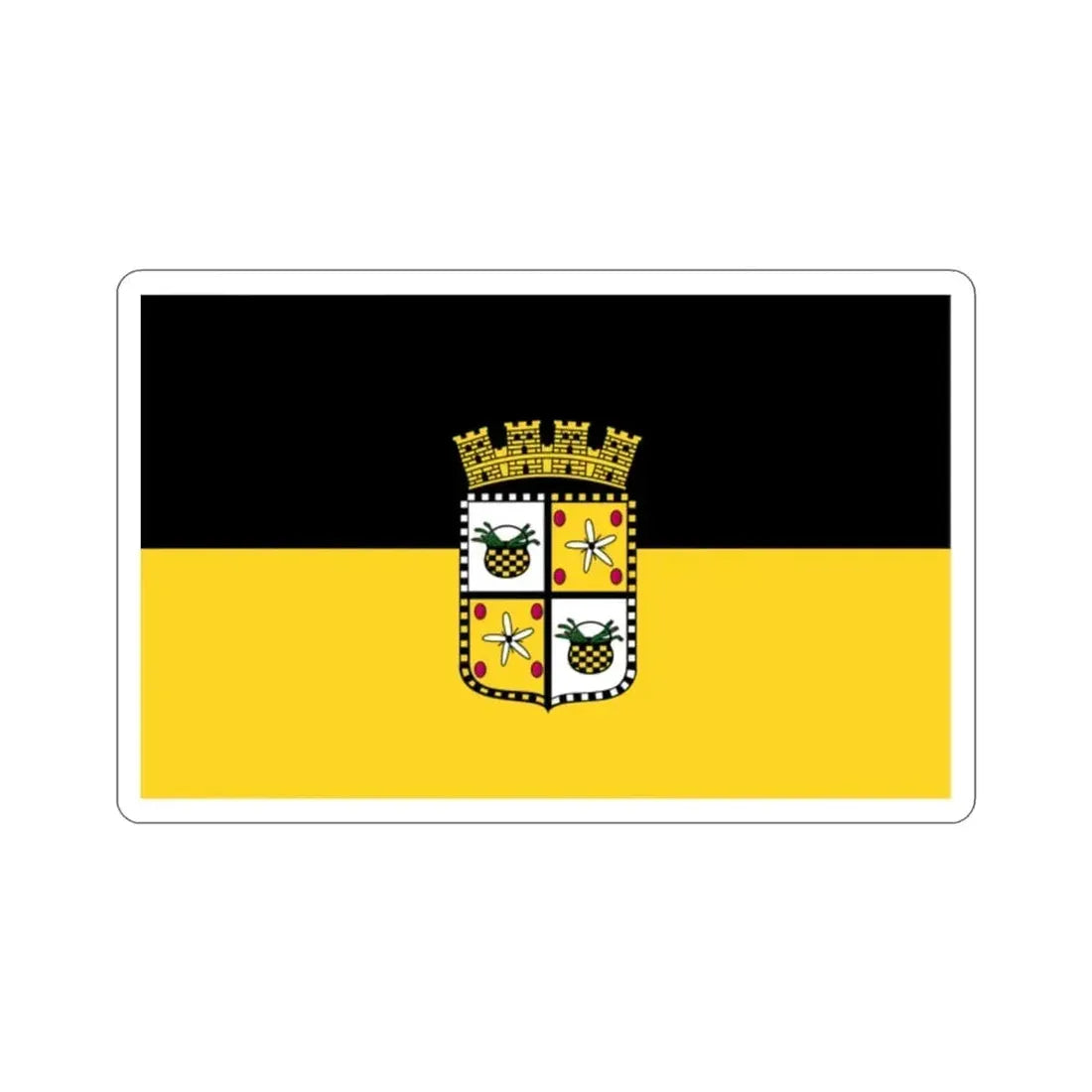 Flag of Yauco Puerto Rico STICKER Vinyl Die-Cut Decal - The Sticker Space