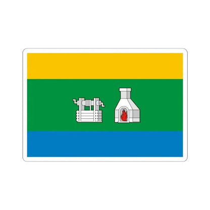 Flag of Yekaterinburg Russia - STICKER Vinyl Kiss-Cut Decal 6 Inch White - The Sticker Space