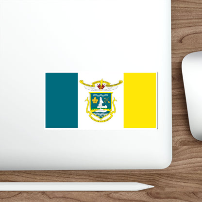 Flag of Yellowknife NWT Canada STICKER Vinyl Die-Cut Decal-The Sticker Space