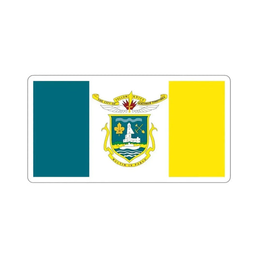 Flag of Yellowknife NWT Canada STICKER Vinyl Die-Cut Decal 6 Inch - The Sticker Space