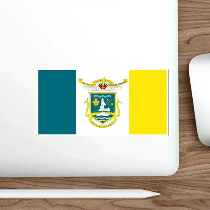 Flag of Yellowknife NWT Canada STICKER Vinyl Die-Cut Decal - The Sticker Space