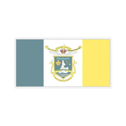 Flag of Yellowknife NWT Canada - STICKER Vinyl Kiss-Cut Decal 2 Inch Transparent - The Sticker Space