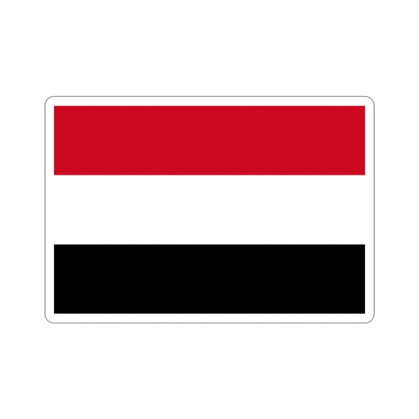 Flag of Yemen STICKER Vinyl Die-Cut Decal-2 Inch-The Sticker Space