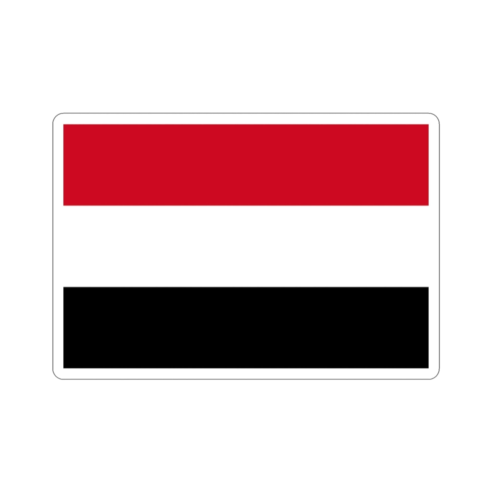 Flag of Yemen STICKER Vinyl Die-Cut Decal-2 Inch-The Sticker Space