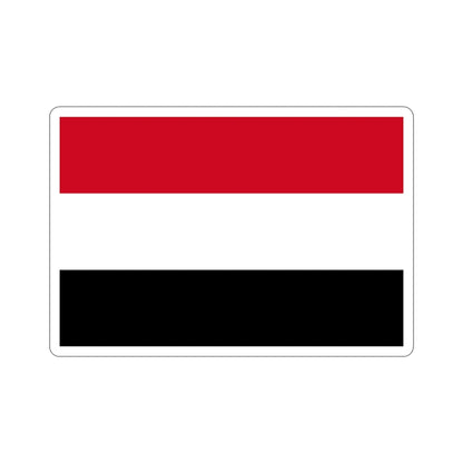 Flag of Yemen STICKER Vinyl Die-Cut Decal-4 Inch-The Sticker Space
