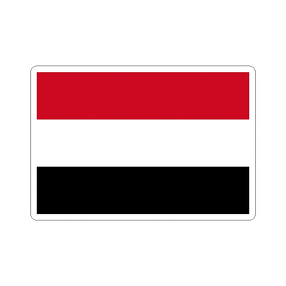 Flag of Yemen STICKER Vinyl Die-Cut Decal-4 Inch-The Sticker Space