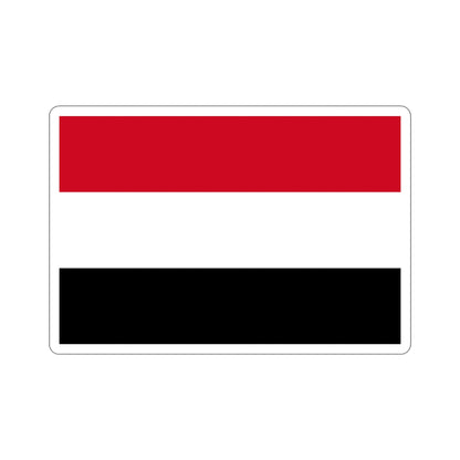 Flag of Yemen STICKER Vinyl Die-Cut Decal-5 Inch-The Sticker Space