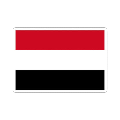 Flag of Yemen STICKER Vinyl Die-Cut Decal-6 Inch-The Sticker Space