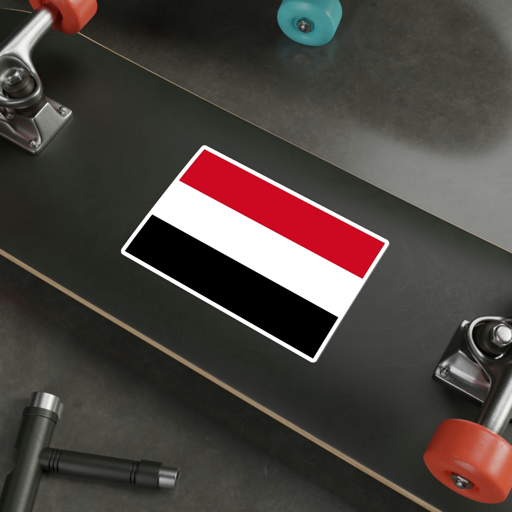 Flag of Yemen STICKER Vinyl Die-Cut Decal-The Sticker Space