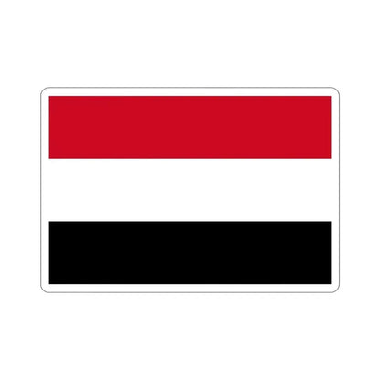 Flag of Yemen STICKER Vinyl Die-Cut Decal - The Sticker Space