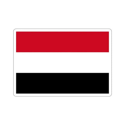 Flag of Yemen STICKER Vinyl Die-Cut Decal - The Sticker Space