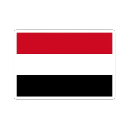 Flag of Yemen STICKER Vinyl Die-Cut Decal - The Sticker Space