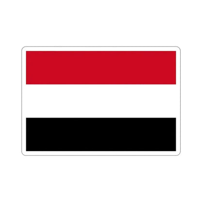 Flag of Yemen STICKER Vinyl Die-Cut Decal - The Sticker Space