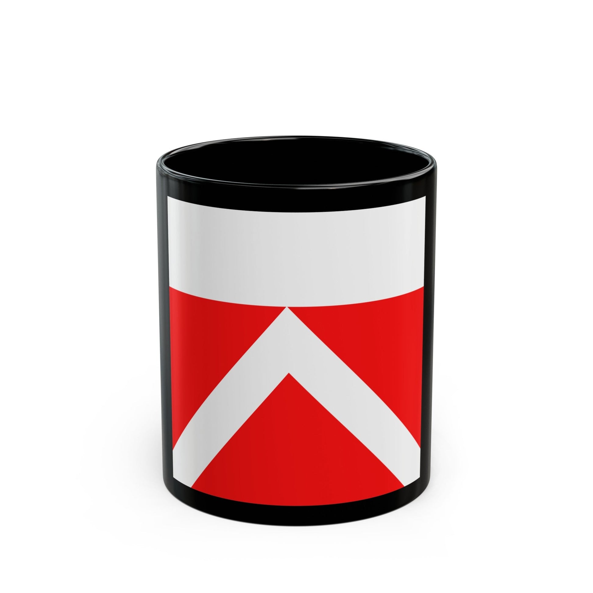 Flag of Yens Switzerland - Black Coffee Mug-11oz-The Sticker Space