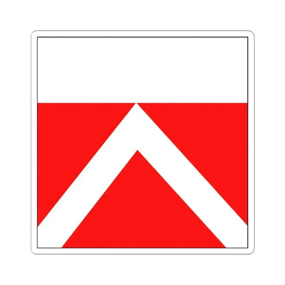 Flag of Yens Switzerland - STICKER Vinyl Kiss-Cut Decal 6 Inch White - The Sticker Space