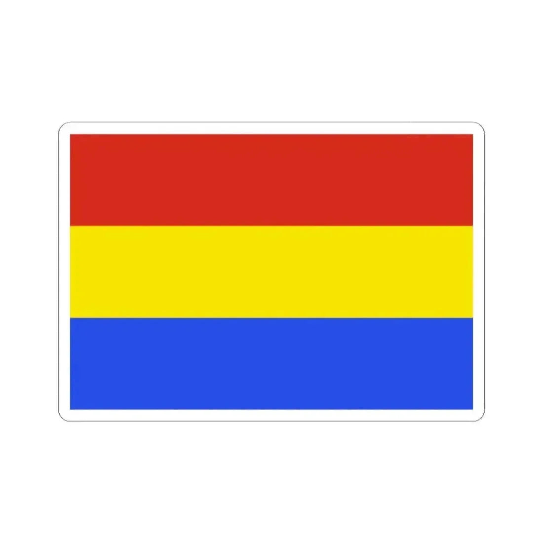 Flag of Yocalla Bolivia (Bolivia) STICKER Vinyl Kiss-Cut Decal 2 Inch White - The Sticker Space