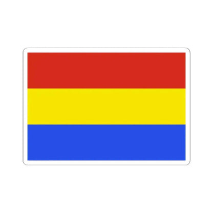Flag of Yocalla Bolivia (Bolivia) STICKER Vinyl Kiss-Cut Decal 3 Inch White - The Sticker Space