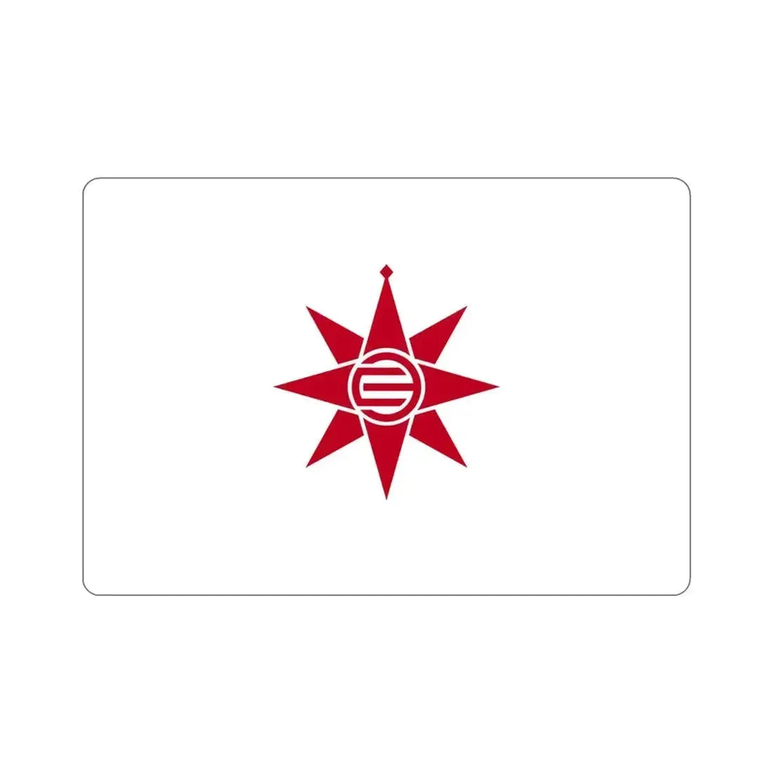 Flag of Yokosuka Kanagawa Japan STICKER Vinyl Die-Cut Decal 4 Inch - The Sticker Space
