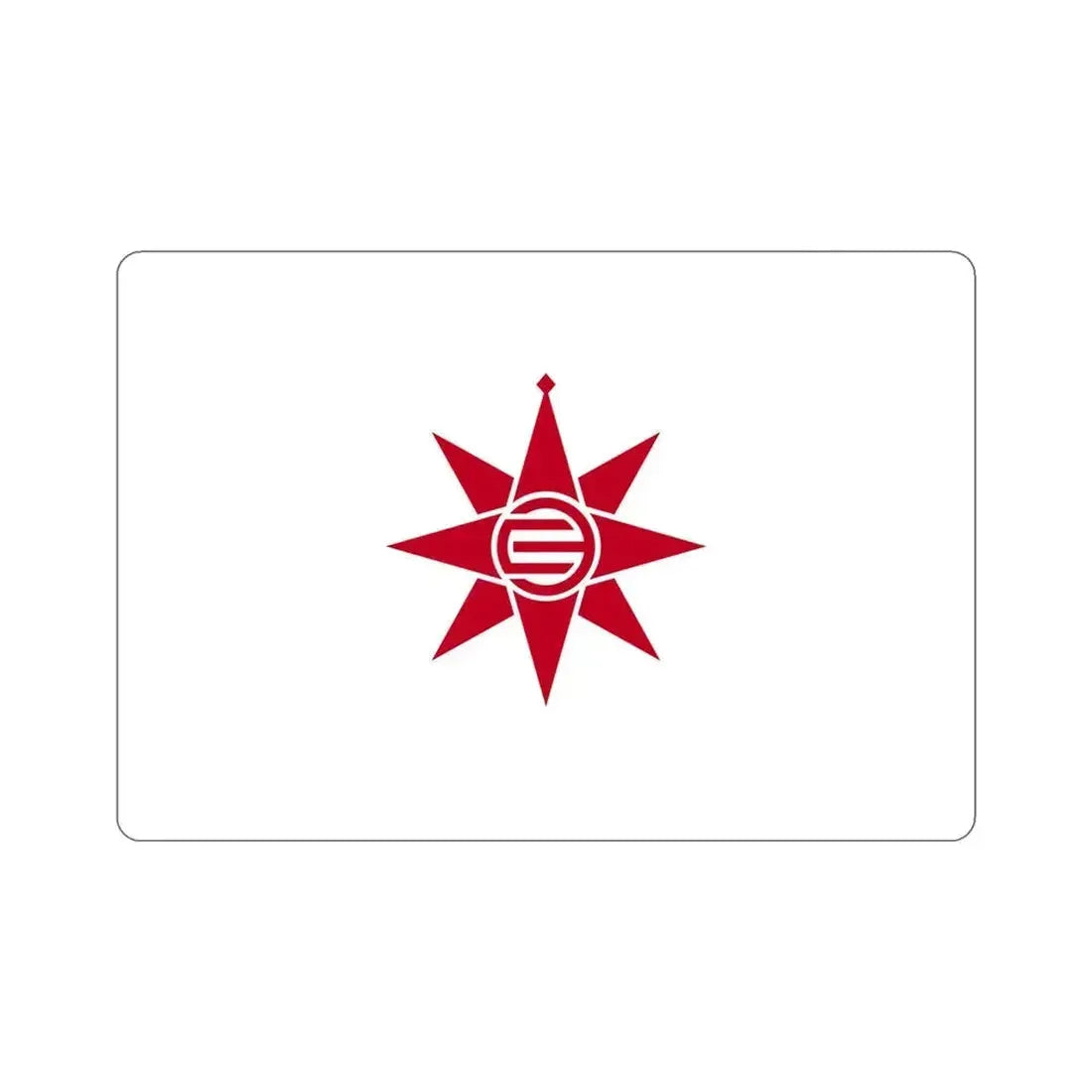 Flag of Yokosuka Kanagawa Japan STICKER Vinyl Die-Cut Decal 5 Inch - The Sticker Space