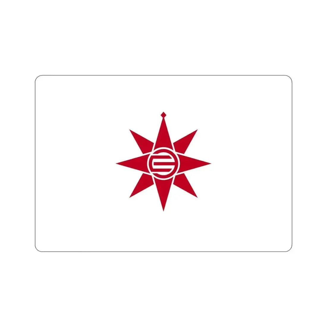 Flag of Yokosuka Kanagawa Japan STICKER Vinyl Die-Cut Decal 6 Inch - The Sticker Space