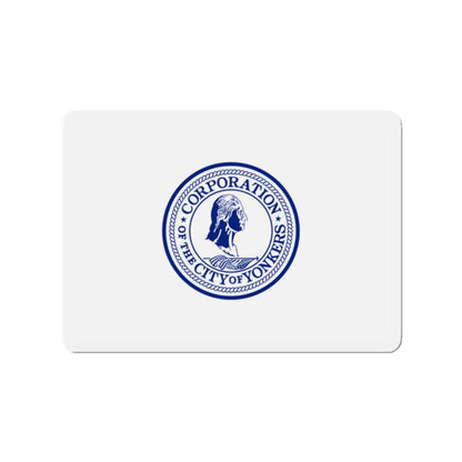 Flag of Yonkers New York - Die-Cut Magnet-2" x 2"-The Sticker Space