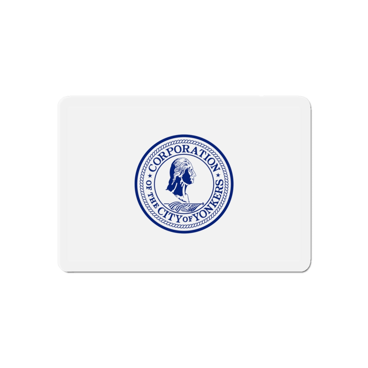 Flag of Yonkers New York - Die-Cut Magnet-6 × 6"-The Sticker Space