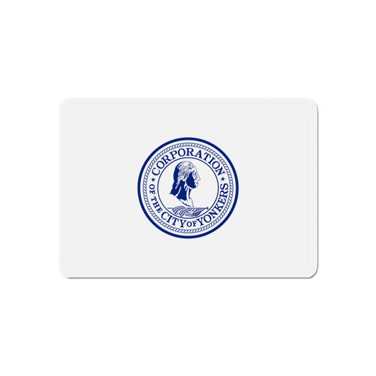 Flag of Yonkers New York - Die-Cut Magnet-6 × 6"-The Sticker Space