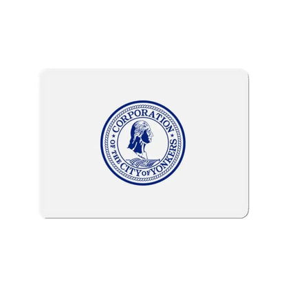 Flag of Yonkers New York - Refrigerator Magnet 2 Inch - The Sticker Space