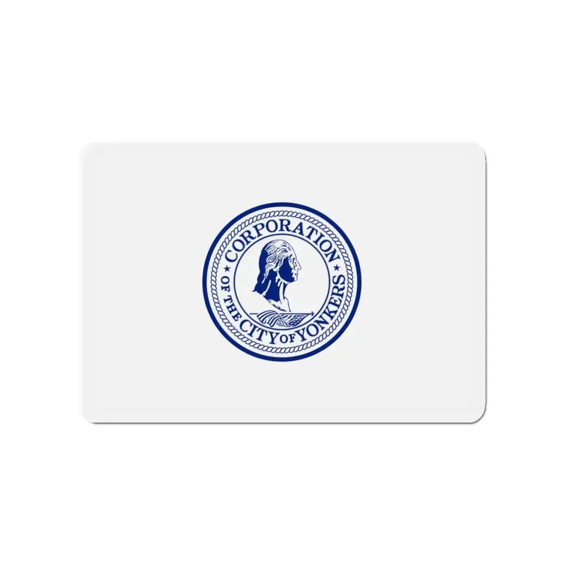 Flag of Yonkers New York - Refrigerator Magnet 3 Inch - The Sticker Space