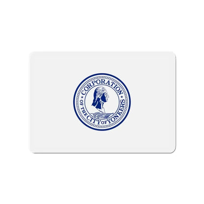 Flag of Yonkers New York - Refrigerator Magnet 3 Inch - The Sticker Space