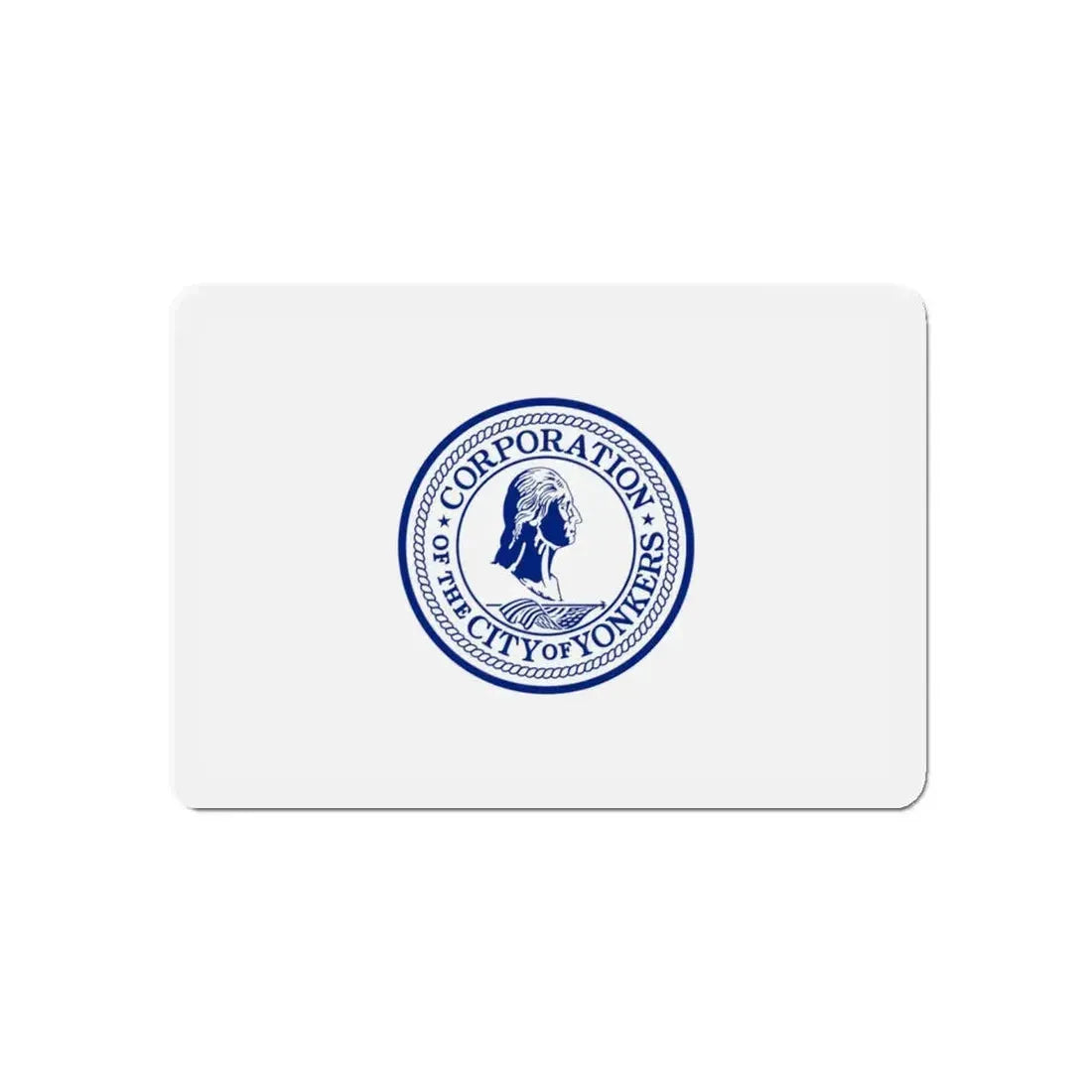 Flag of Yonkers New York - Refrigerator Magnet 5 Inch - The Sticker Space