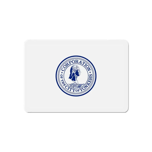 Flag of Yonkers New York - Refrigerator Magnet 6 Inch - The Sticker Space