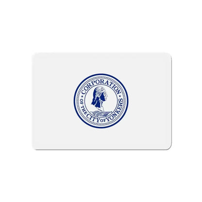 Flag of Yonkers New York - Refrigerator Magnet - The Sticker Space