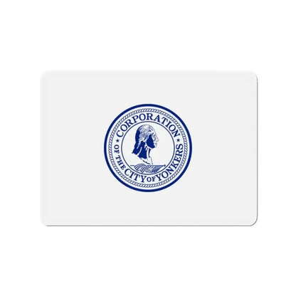 Flag of Yonkers New York - Refrigerator Magnet - The Sticker Space
