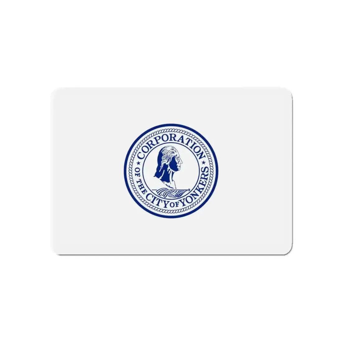 Flag of Yonkers New York - Refrigerator Magnet - The Sticker Space