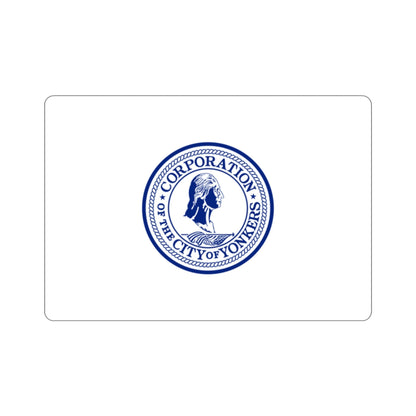 Flag of Yonkers New York USA STICKER Vinyl Die-Cut Decal-2 Inch-The Sticker Space