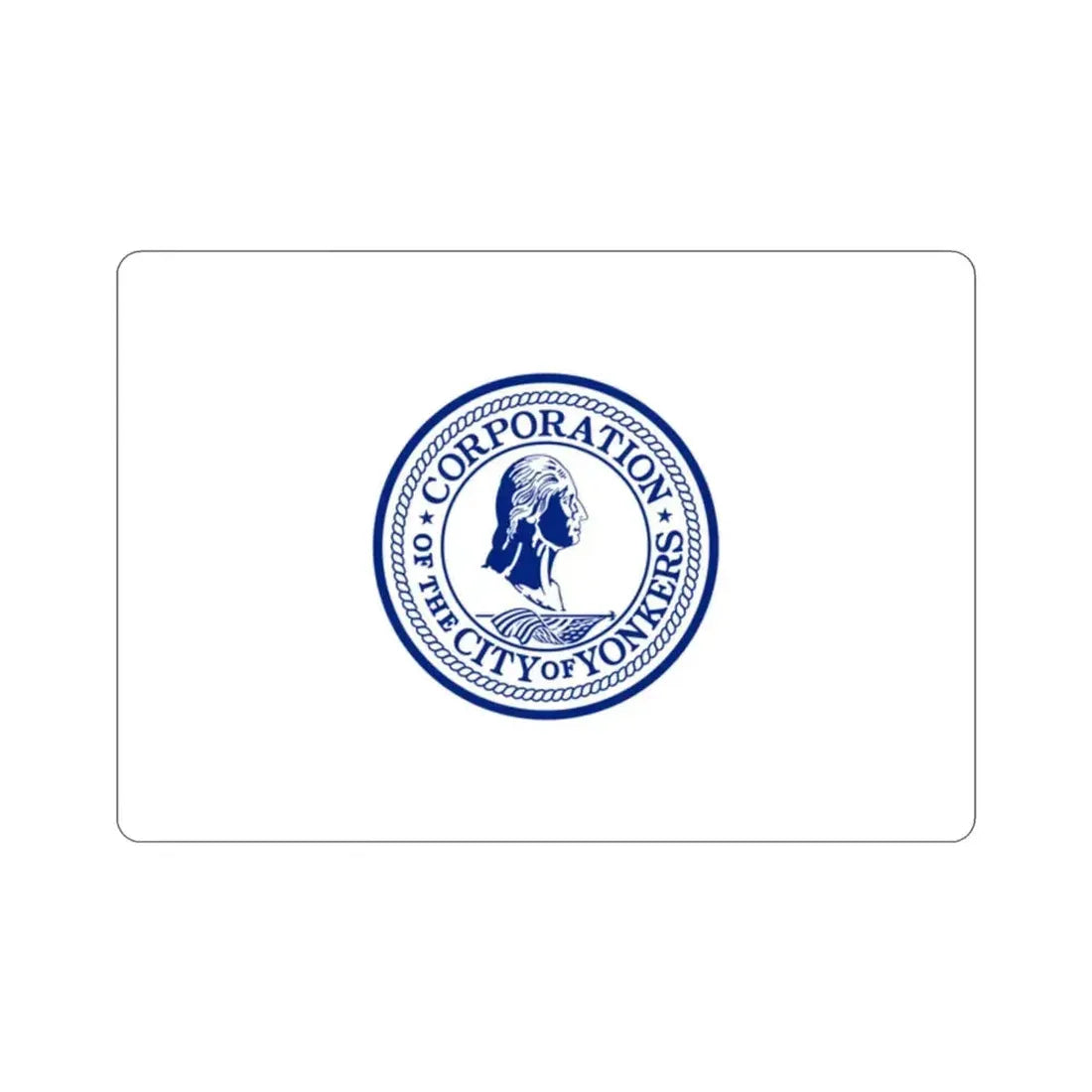 Flag of Yonkers New York USA STICKER Vinyl Die-Cut Decal 2 Inch - The Sticker Space