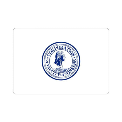 Flag of Yonkers New York USA STICKER Vinyl Die-Cut Decal 2 Inch - The Sticker Space