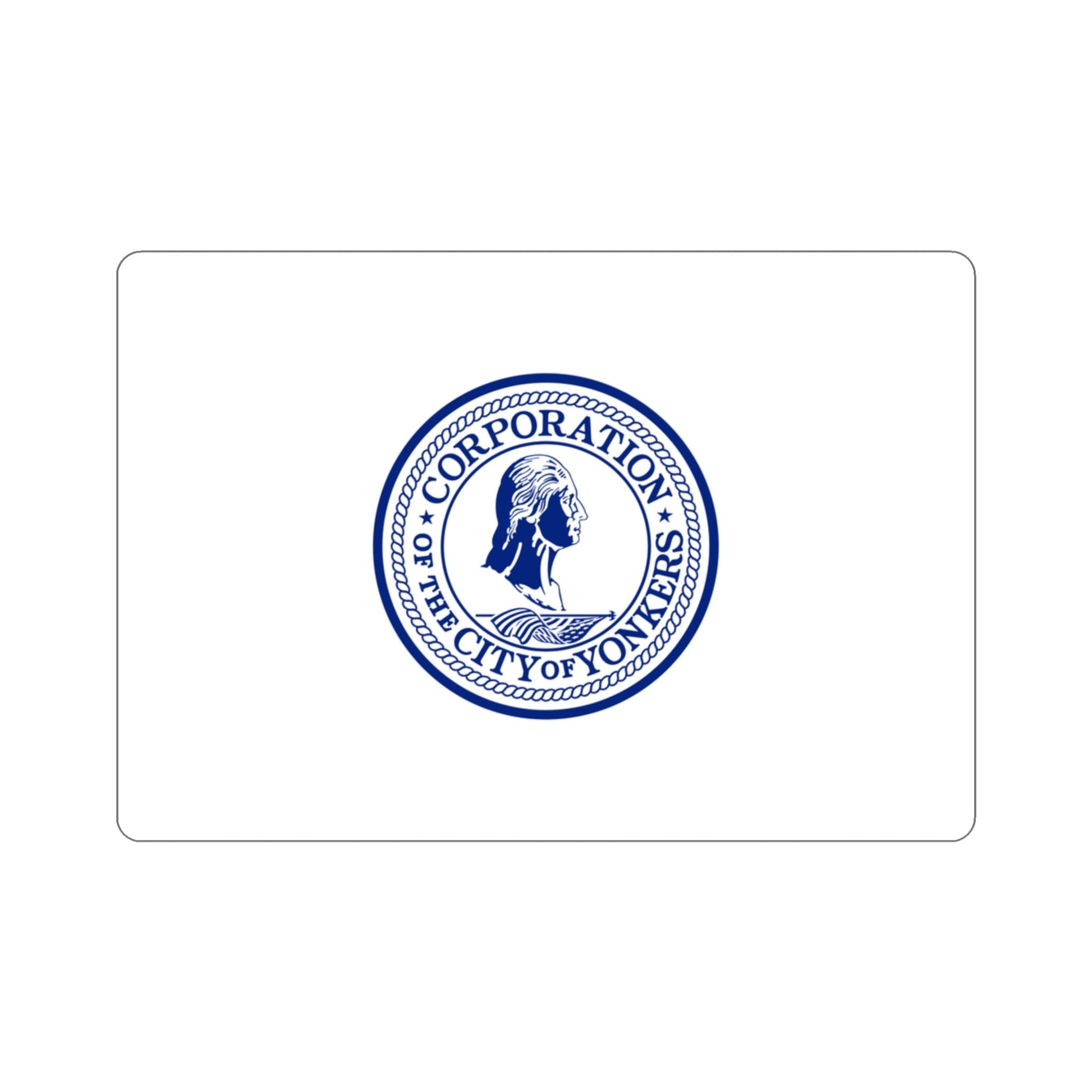 Flag of Yonkers New York USA STICKER Vinyl Die-Cut Decal-3 Inch-The Sticker Space