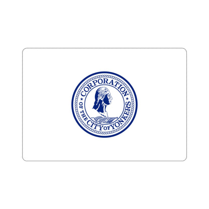 Flag of Yonkers New York USA STICKER Vinyl Die-Cut Decal-3 Inch-The Sticker Space