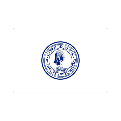 Flag of Yonkers New York USA STICKER Vinyl Die-Cut Decal-4 Inch-The Sticker Space