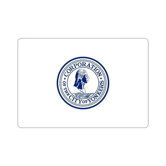 Flag of Yonkers New York USA STICKER Vinyl Die-Cut Decal 6 Inch - The Sticker Space
