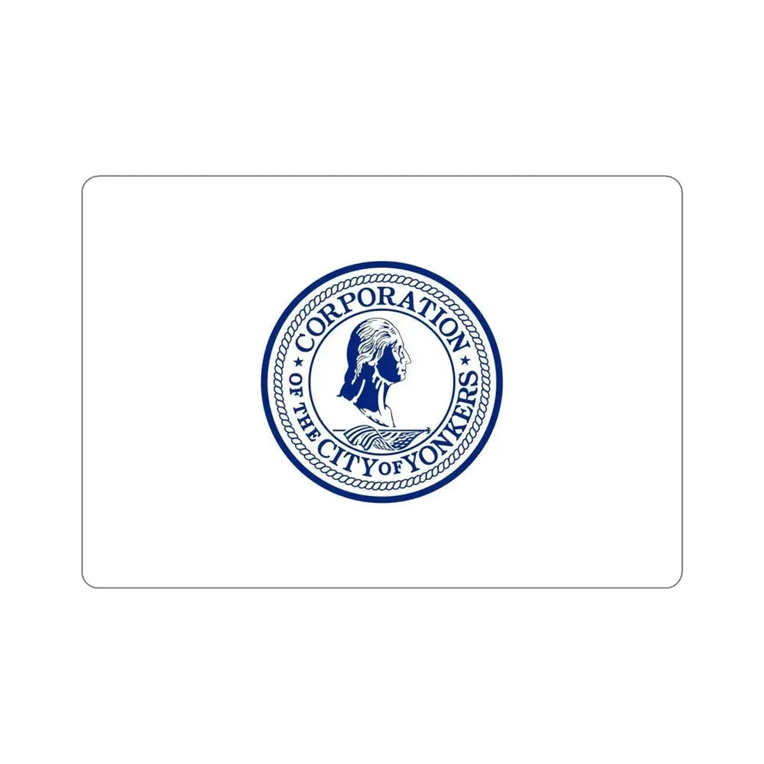 Flag of Yonkers New York USA STICKER Vinyl Die-Cut Decal 6 Inch - The Sticker Space