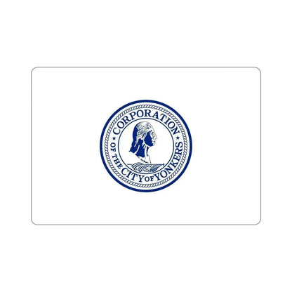 Flag of Yonkers New York USA STICKER Vinyl Die-Cut Decal 6 Inch - The Sticker Space