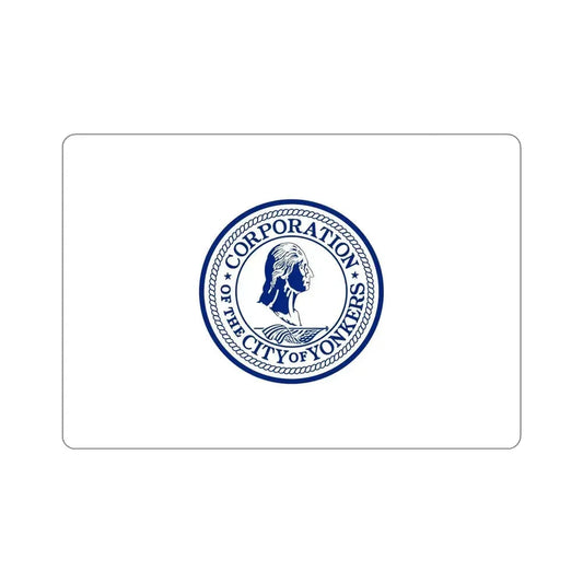 Flag of Yonkers New York USA STICKER Vinyl Die-Cut Decal 6 Inch - The Sticker Space