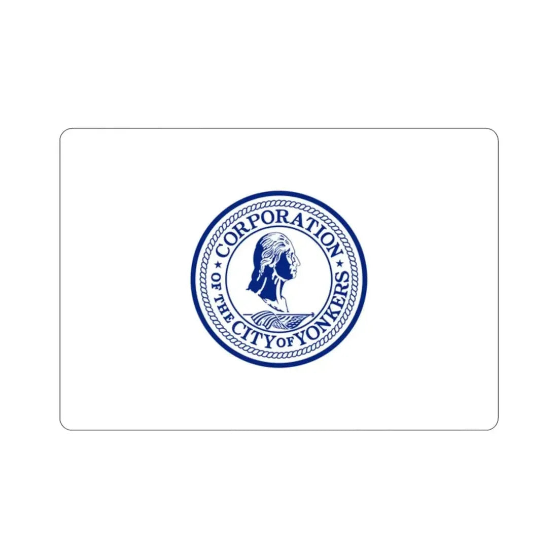 Flag of Yonkers New York USA STICKER Vinyl Die-Cut Decal - The Sticker Space
