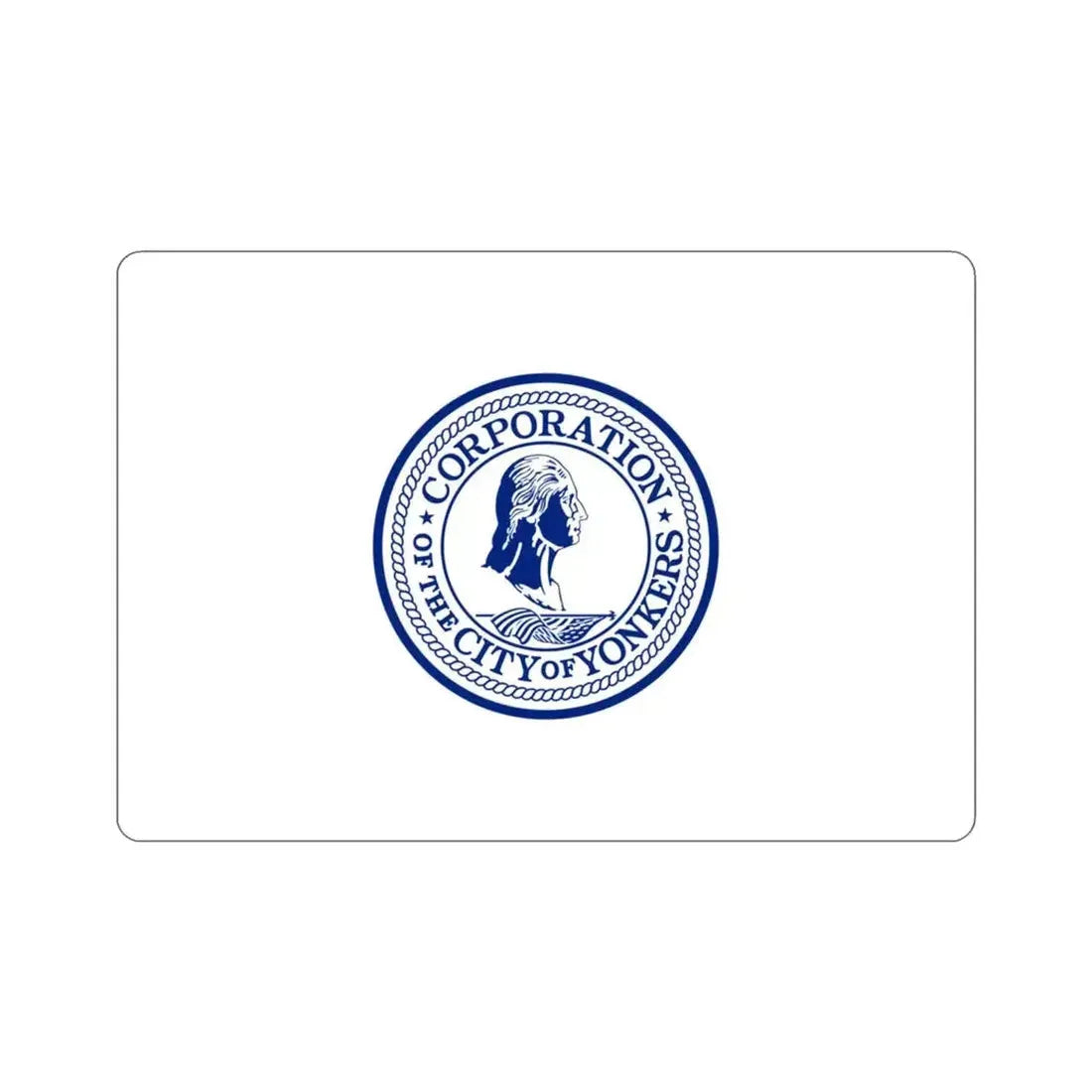 Flag of Yonkers New York USA STICKER Vinyl Die-Cut Decal - The Sticker Space