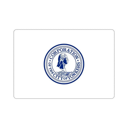 Flag of Yonkers New York USA STICKER Vinyl Die-Cut Decal - The Sticker Space